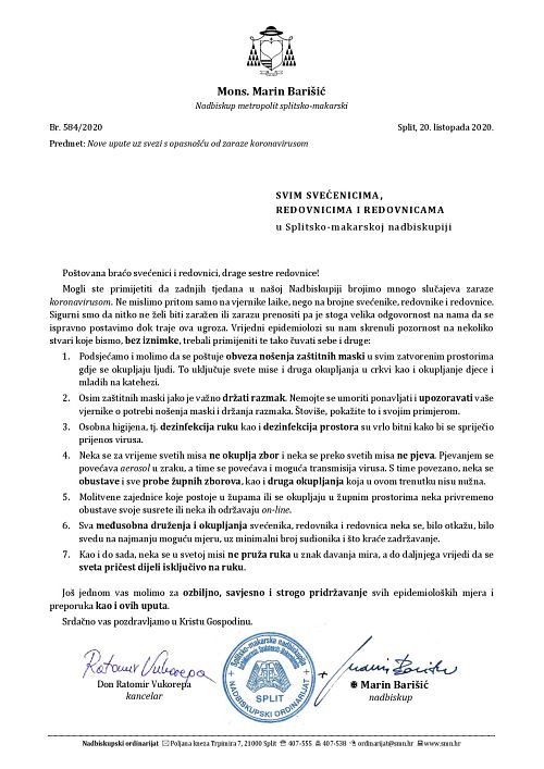 Koronapismo nadbiskup