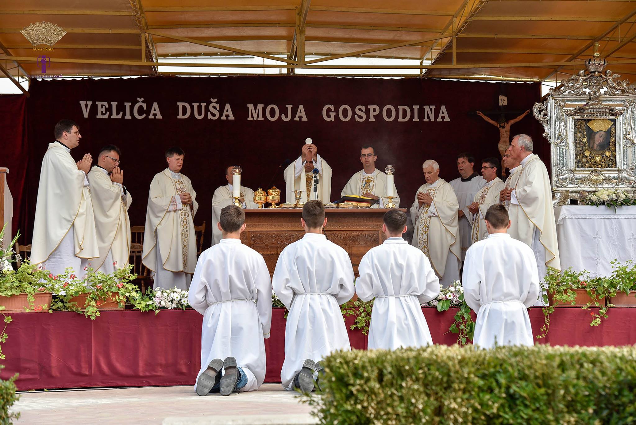 gospa sinjska vecer oltar 2017